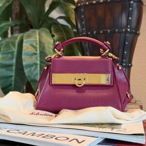 Salvatore Ferragamo Mini Sofia Crossbody Leather Bag